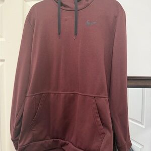Nike Men's Burgundy Hoodie